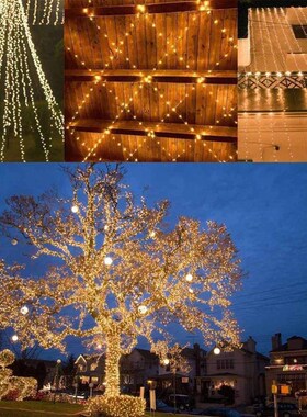 50/100/200/330 LED Solar Light Outdoor Lamp String Lights Fo