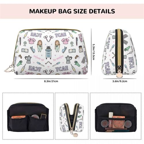 Doctor Nurse Travel Makeup Bag Enfermera En Apuros Organizer