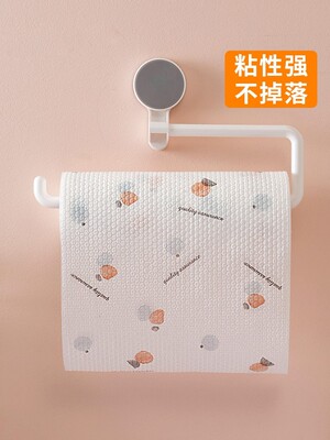 Kitchen paper towel rack plastic wrap shelf paper roll rack
