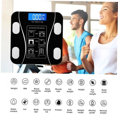 Bluetooth Scales Floor Body Weight Bathroom Scale Smart Back