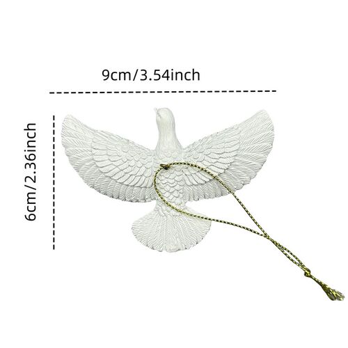 Style Friendship Doves Resin Christmas Tree Ornaments Gift