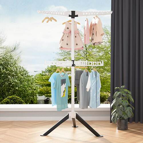 Drying rack folding laundry garment clothes dryer hanger