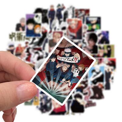 100pcs Jujutsu Kaisen Anime Sticker Sorcery Fight Itadori