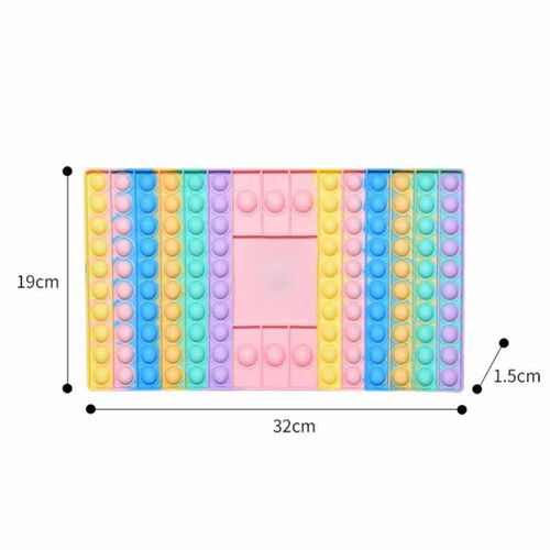 Big Size Checkerboard Push Bubble Sensory Squeezing Toy Anti