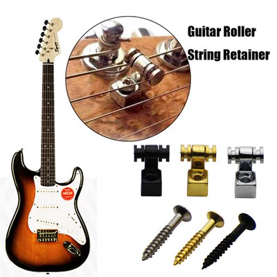 New Electric Guitar Chrome Roller String rees with Screw Str