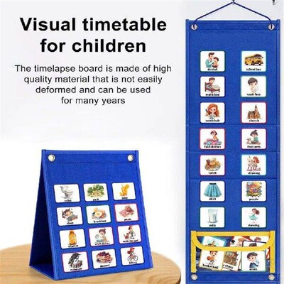 Schedule Mixing Board Children Visual Timeline Efficient