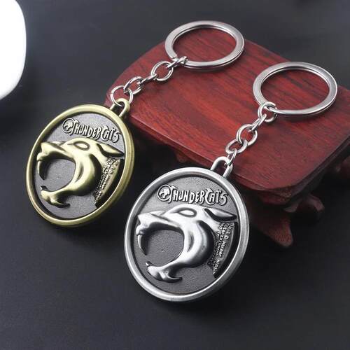 Thundercats 3D Keychain Leopard Panther Head Shield Sword Me