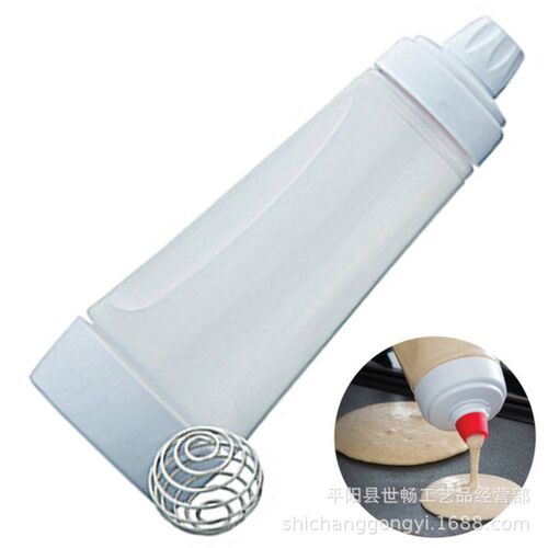Hand Batter Dispenser Mixer Bottle Cupcake Pancake Cream