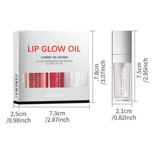3 piece set of 3 colors lip oil lip gloss soothing chapped g
