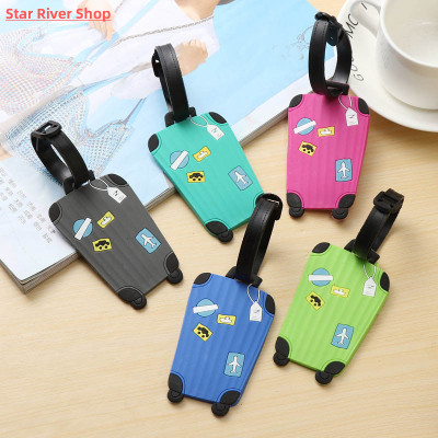 Cute Silicon Luggage Tags Suitcase ID Addres Holder Baggage