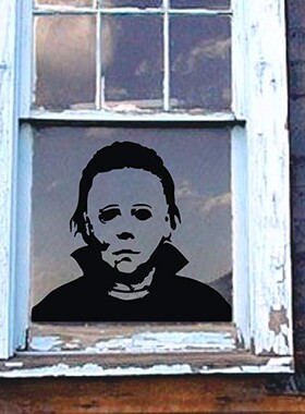 Halloween Holiday Decals Michael Myers Horror Living Room