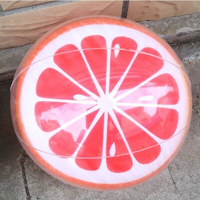 30cm Kids Fun Float Toys Inflatable Watermelon Orange Shape