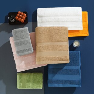 Towel 毛巾 Cotton hand scarf towels square Face thick