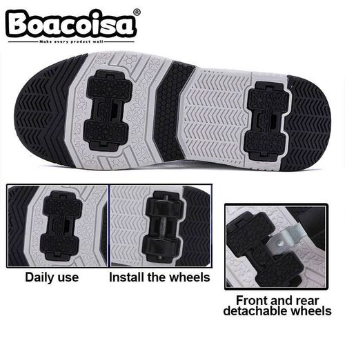 Boacoisa 4 Wheel Skate Roller Shoes foy Boys Girls Walking C