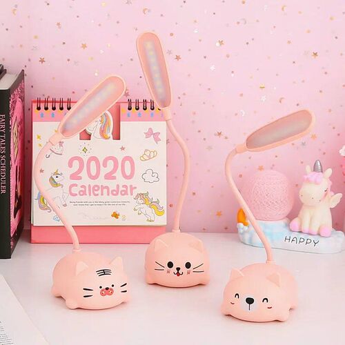 Kids Desk Lamp LED Cat Night Light Table Bedroom Decor offic