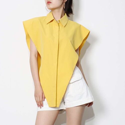 Design sense inverted triangle womens summer new fashion pe