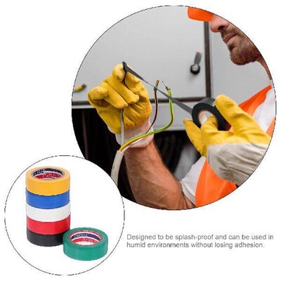 6 Rolls Electrical Tape Industrial Insulation Heavy