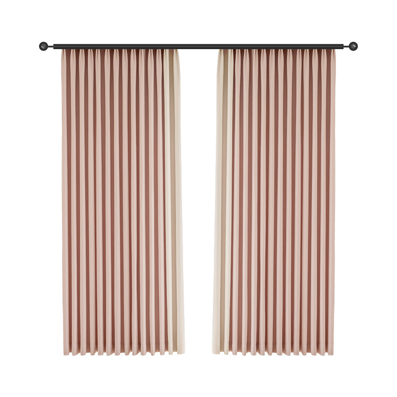 定制粉色公主风女生卧室高级感法式客厅绍兴柯桥窗帘遮光2023新款,居家布艺,定制窗帘,淘宝优惠券,粉丝福利购,淘宝优惠卷