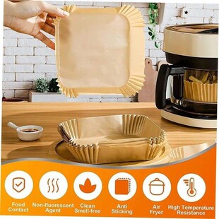50/100Pcs Air Fryer Disposable Paper Air Fryer Accessories S