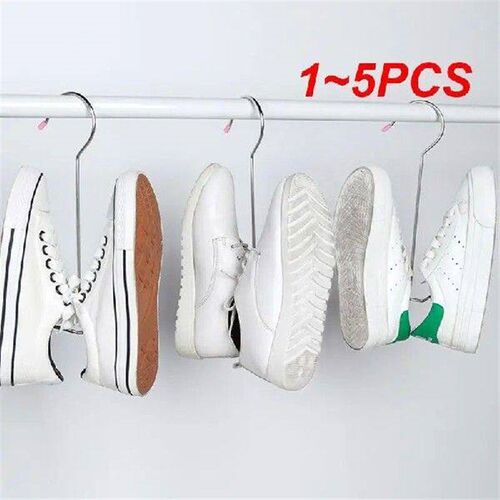 1~5PCS Household Shoes Drying Rack Hanger Hook Stainless