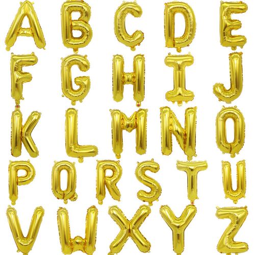 16inch Alphabet Foil Balloons for Birthday Party Wedding Dec