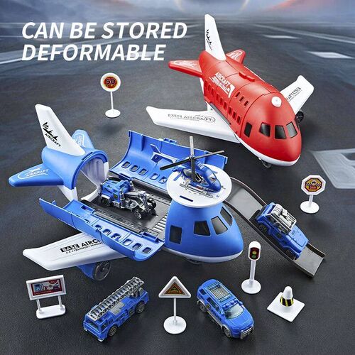 Creative and novel deformation airplane toy combination - Mu