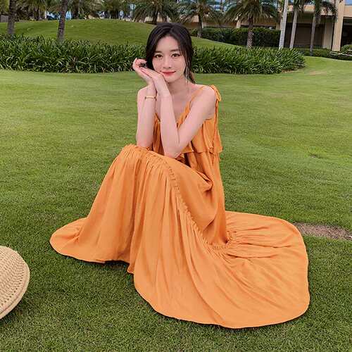 Summer new holiday style big swing to cover the belly and sh