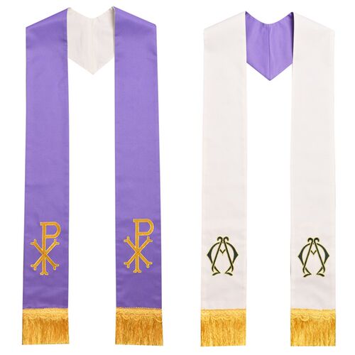 Anglican Priest Stole Clergy Double Sided Unisex Adults Cath