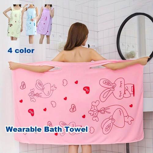 Quick Dry Home Textile Towel Women Robes Bath Wearable Towel
