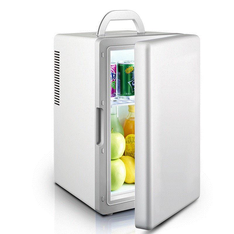 car refrigerator mini mini fridge cooling and warming小冰箱 - 实物图