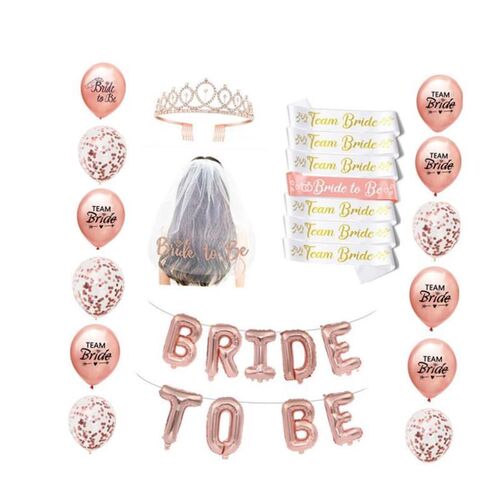 Bridal Shower Decoration Set Bachelorette Party Bride to Be