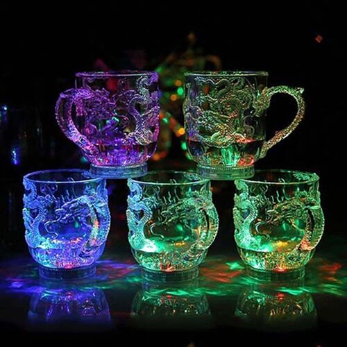 LED Flashing Color Change Water Activated Light Up Dragon Be