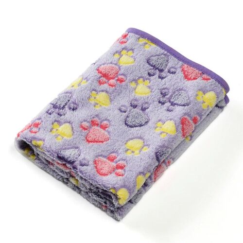 Warm Pet Cat Blanket Autumn Winter Cozy Thicken Fleece Kitte