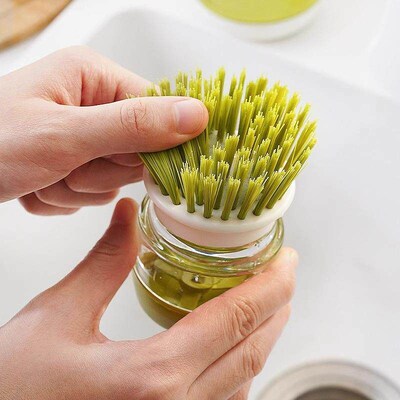 Multifunctional Kitchen Scrub Brush for Cleaning Stoves, Non