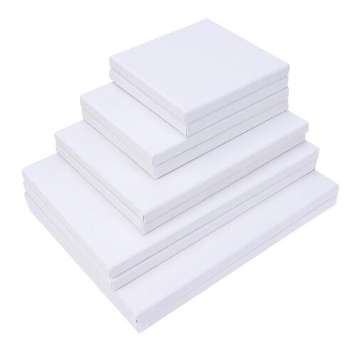 10PCS Wood Painting Frame Cotton White Stretched Canvas Fram