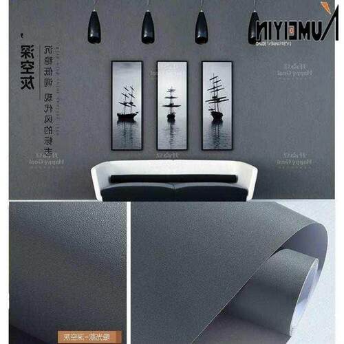 grey  fashionable wallpaper sticker bedroom wallpaper