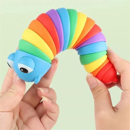 Colorful Slug Snail Kawaii Transform Caterpillar Fidget Toys