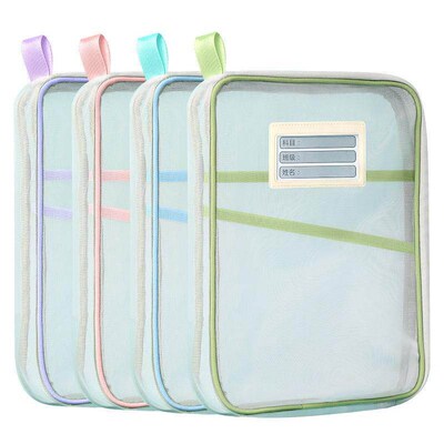 L-shaped Subject Classification Pouch, Transparent Document