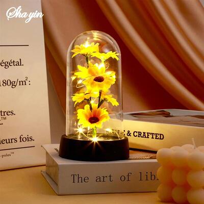 Graduation season gift small sunflower plastic set Mothers