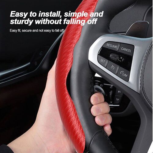 Car Steering Wheel vers Booster Micro Fiber Leather Auto Int
