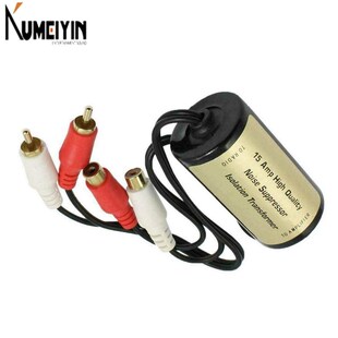 Car RCA Male to Female Ground Loop Isolator Noise Filter
