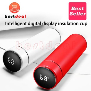 Thermo cup Water Bottles with LED Temperature Display 保温杯