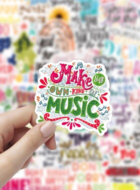 50Pcs pack Motivational Phrases Sticker Quotes Sentences