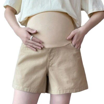 Denim Fashion Maternity Shorts Summer Pregnancy Cotton Short