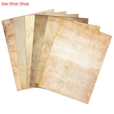 48pcs Retro Letter Paper Stationery Diy Handbook Scrapbook