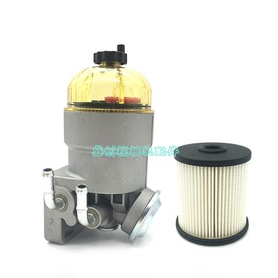 斗山大宇挖掘机DX55 0 75-9C油水分离器总成柴油滤芯滤清器配件