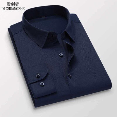 5618A-Autumn Mens Shirt Long Sleeve tend New Mens Casual S