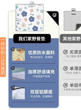 Waterproof picnic mat Beach camping mat