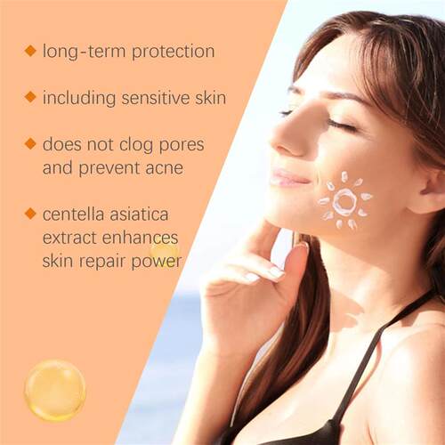 Sunscreen Cream Spf 60+ Long Lasting Uv Protection Facial Su