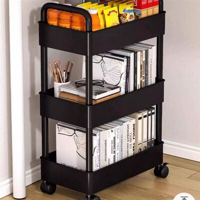Household Multi-layer Small Cart Storage Rack Floor To Floor